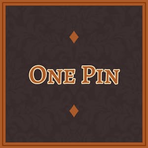 👻 One Enamel Pin 👻