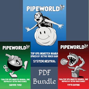 Pipeworld Collection - 4 Zine Bundle - PDF Only