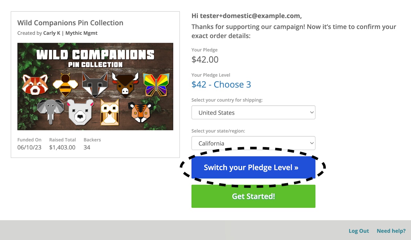 Wild Companions Pin Collection Updates - BackerKit